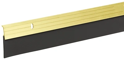 E/o 2 In. X 36 In. Brite Gold Reinforced Rubber Door Sweep - Model A79ga