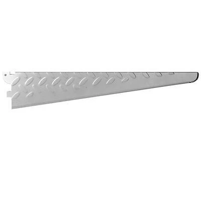 Heavyweight 14 In. X 2.75 In. Platinum Steel Shelf Bracket - 250 Lb Capacity