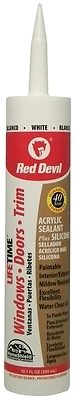 10.1 Oz. Pro White Siliconized Acrylic Adhesive Sealant With Antimicrobial Protection