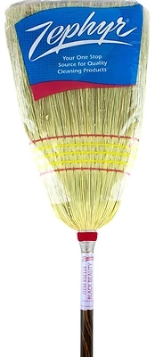 Black Beauty 32124 Broom, #24 Sweep Face, Corn Fiber Bristle, 6 Pk
