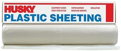 Clear Polyethylene Plastic Sheeting 20' X 50' 6 Mil Heavy Duty Cover