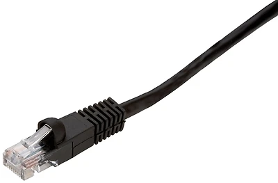Zenith PN10256EB Cat 6e RJ45 Ethernet Cable, 25 ft, Black