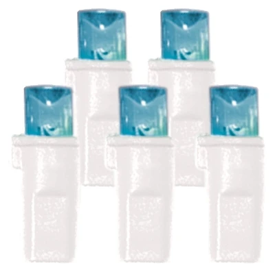 2368-24/u15e148c 100-lamp Led Icicle Light Set, Blue, 9.5 Ft