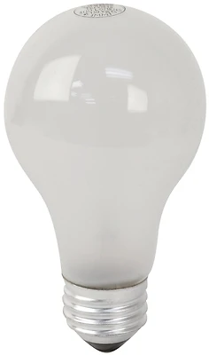 40 Watt E25 A19 Light Bulb 130 Volt Frosted Finish