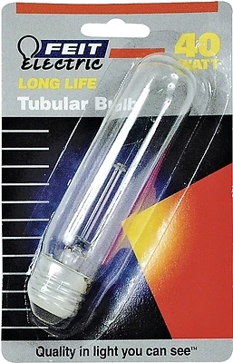 40-watt Dimmable Soft White T10 Incandescent Decorative Light Bulb