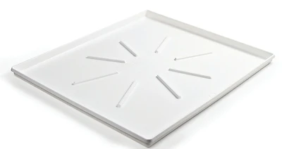 29 In X 33 In Low Profile Washing Machine Drain Pan With Pvc Fitting