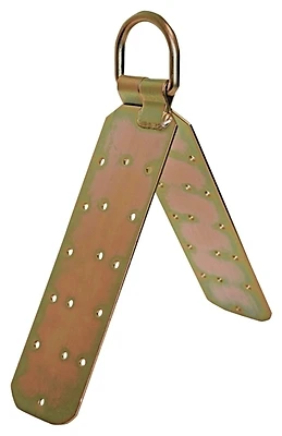 Qualcraft 00455 Temper Roof Anchor, Reusable, Zinc Plated Steel, 10-3/4 In.