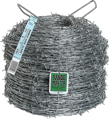 1320 Ft. L 12 Gauge 4-point Galvanized Steel Barbed Wire - Model 7115