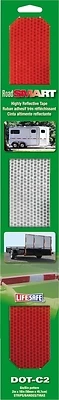 Life Safe 2-inch Reflective Safety Tape - Model Re3986, 4 Strips Per Card