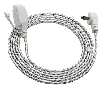 PowerZone ORFC926609 16/2 SPT-2 Extension Cord, Grey, 9 Ft