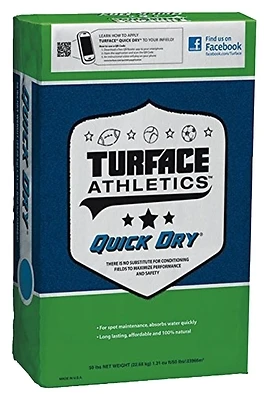 Turface Athletics Quick Dry Soil Conditioner 50 Lb Bag For 25 Sq. Ft. Coverage