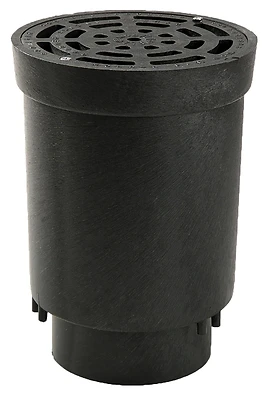Flo Well 6 In. X 4 In. Surface Drain Inlet - Polypropylene Construction