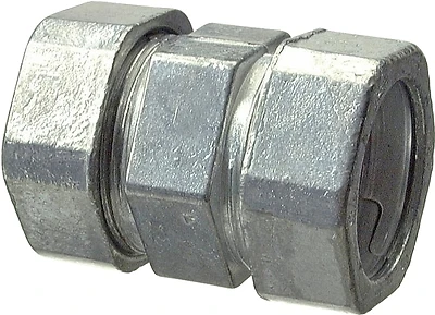 3/4 In. Emt Compression Coupling, Zinc, Ul/csa Approved, 25 Pk