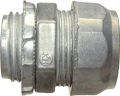3/4 In. Emt Compression Connector, Zinc Die-cast, Ul Approved, 25 Pk