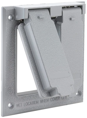 Weatherproof Gfci Cover For Outdoor Receptacles - Heavy-duty Metallic Construction