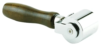 2 In. X 2 In. Flat Steel Ball Bearing Wheel Rolling Tool With Wood Handle