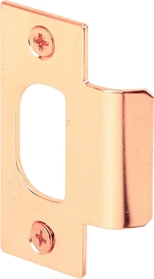 Prime-Line E 2467 T-Strike, Brass Plated Steel, 2-3/4 In. x 1-1/8 In.