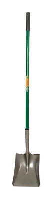 Uniontools Steel Square Point Shovel 8.61 In. W X 58 In. L With Fiberglass Handle