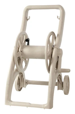 175 Ft. Wheeled Beige Hose Cart Model 2418900 For Easy Watering