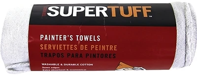 Trimaco 10735 SuperTuff Painter's Towels, 13 x 14 In., Cotton, 7 Pack