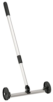 11.5 In. Adjustable Magnetic Clean Sweep - Black And Silver Aluminum Tool