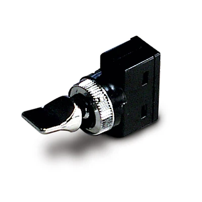 40090 Duckbill Switch, 20 Amps, Spst, Black/silver, 1 Pk