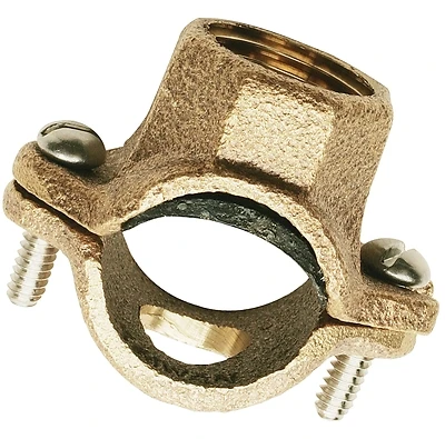 1/2 In. Fip X 1/2 In. Dia. Female Brass Straight Connector