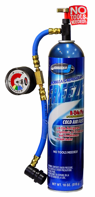 R134a Auto A/C Refrigerant With Boosters, 18-oz.