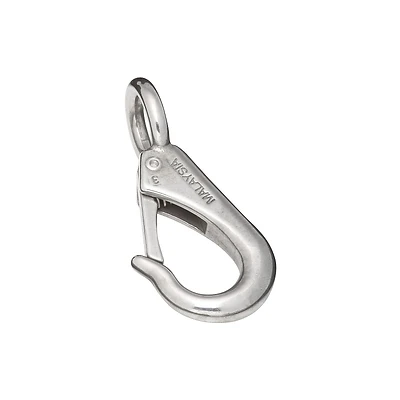 Boat Snap, Round Fixed Eye, Stainless Steel, 3/4 x 3-5/8 In.