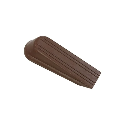 Door Stop, Brown, 4 In.