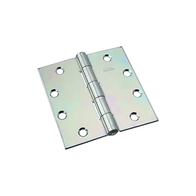 Tight Pin Hinge, Zinc, 4-1/2 In.