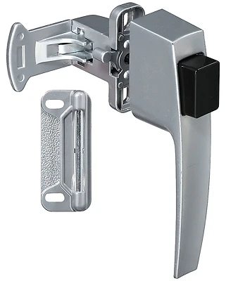 Screen & Storm Door Latch, Push-Button, Aluminum