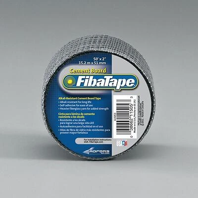 FibaTape Cement Board Tape, Gray, 2 In. x 150 Ft.