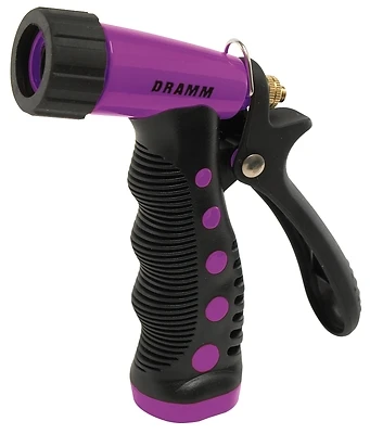 Heavy-duty Metal Pistol Nozzle In Berry - Adjustable Spray Pattern