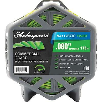 Ballistic Twist 0.080" X 175' Heavy-duty Trimmer Line