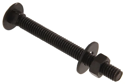 852517 Black Gate Fastener Carriage Bolts - 0.312" X 3"