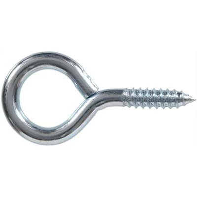 852410 Zinc Plated Screw Eye, 0.054" X 7/16", Single Item
