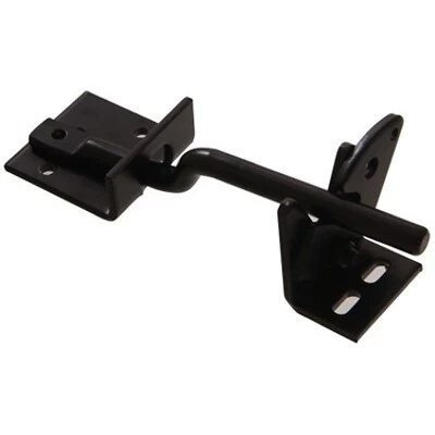 The Hillman Group 852510 Automatic Gate Latch- Black 1-Pack