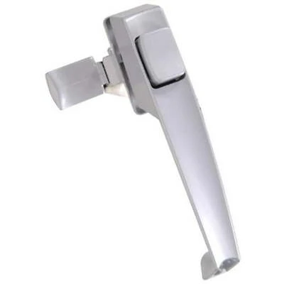Pushbutton Latch 852062 For Cabinets And Storm Doors - Silver Finish