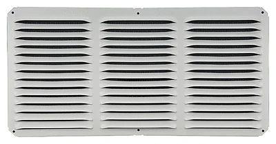 Lomanco C816-W Cornice Vent, White Aluminum, 16 x 8 In.