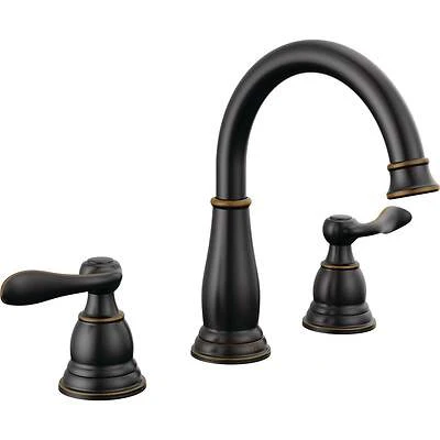 Windemere 2-Handle Widespread High-Arc Bathroom Faucet, Oil Rubbed Bronze