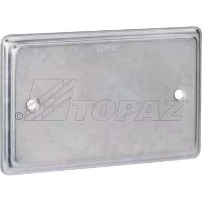Blank 4 In. X 2-1/8 In. Handy Box Cover - Durable Steel Construction