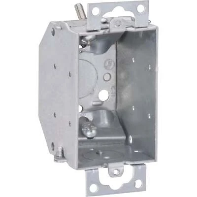 Southwire G601BVR-UPC 1-Gang Steel Welded Beveled Wall Box