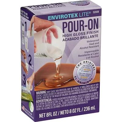 High-Gloss Epoxy Coating Kit, 8 oz.