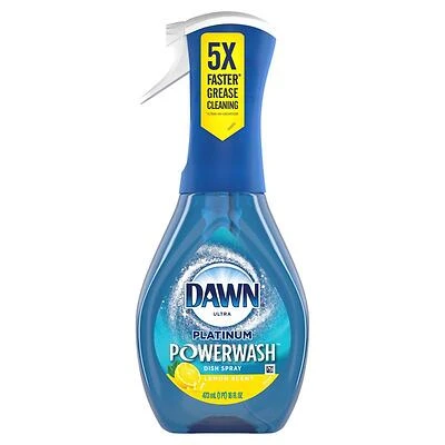 Dawn Powerwash Platinum Dish Spray Starter Kit, Lemon, 16 oz.