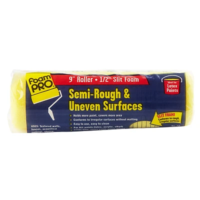 1/2 In. X 9 In. Regular Paint Roller Cover For Textured Surfaces