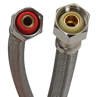 12 Inch Braided Stainless Steel Faucet Supply Line Model B3f12