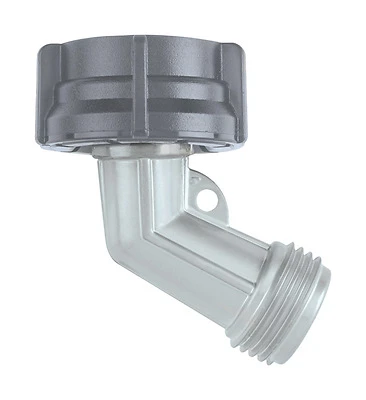 Gilmour 801604-1001 Zinc Gooseneck Hose Adapter, Threaded