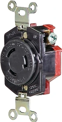 Eaton L520R Hart-Lock Industrial Receptacle, 20 Amp, 125 Volt