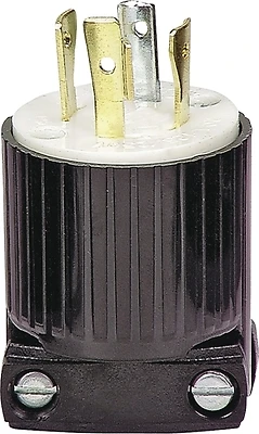 Eaton L1420P Hart-Lock Industrial Plug, 20A 125/250V, NEMA L14-20